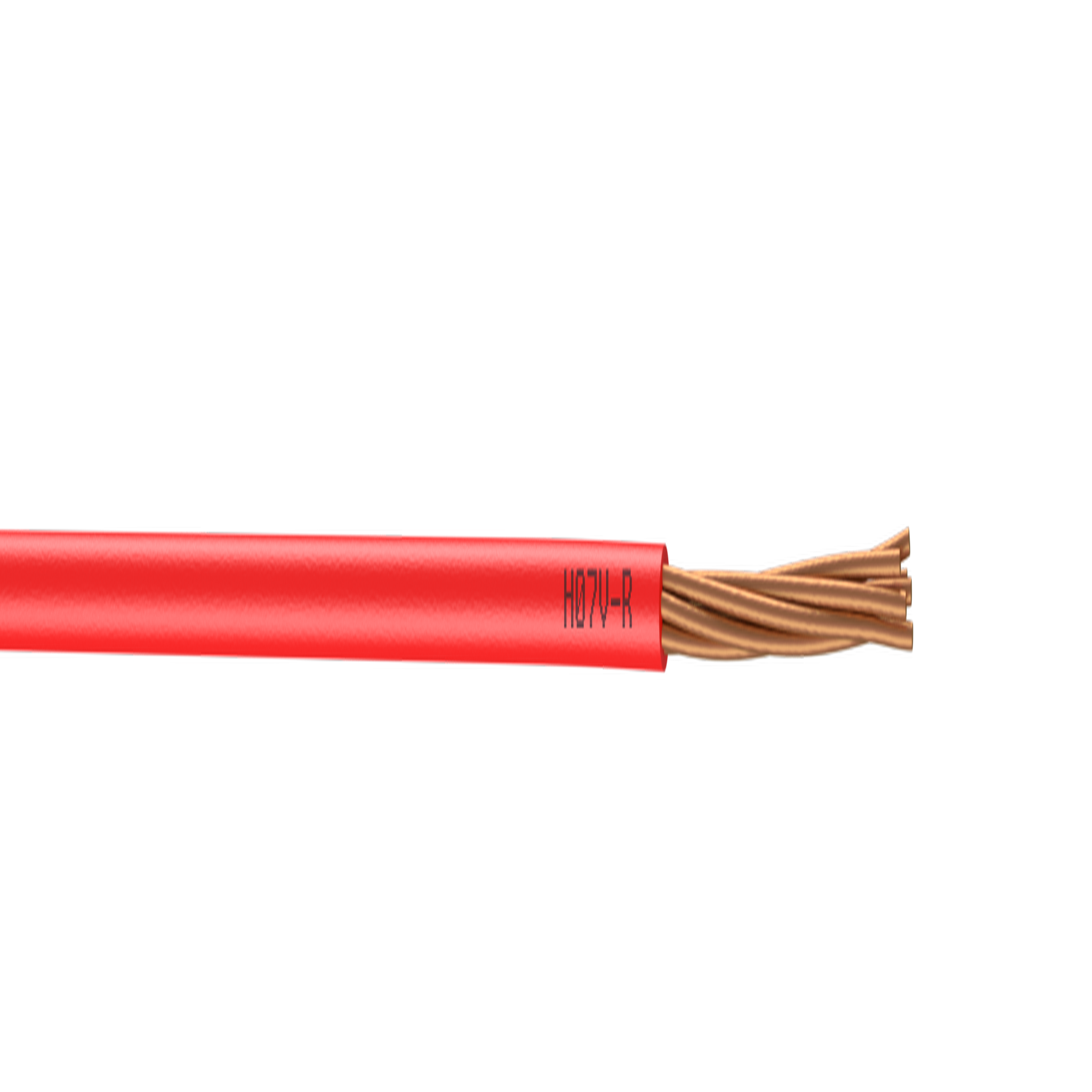 CENTRALE BRICO Fil électrique 2.5 mm² h07vu, en couronne de 5M rouge