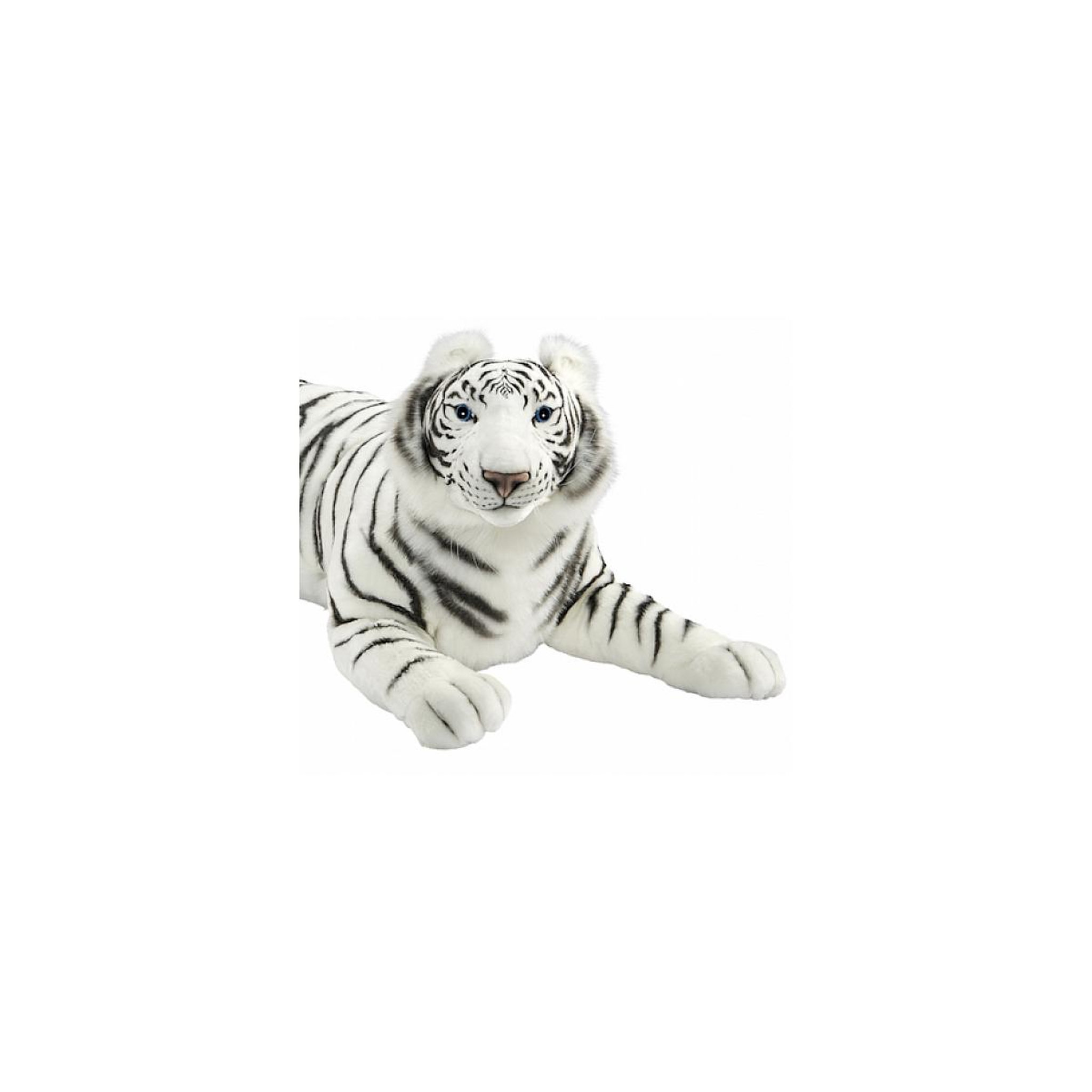 Voir la diapositive 2 : Hansa Hansa Peluche Géante Tigre Blanc Couche 100cmL