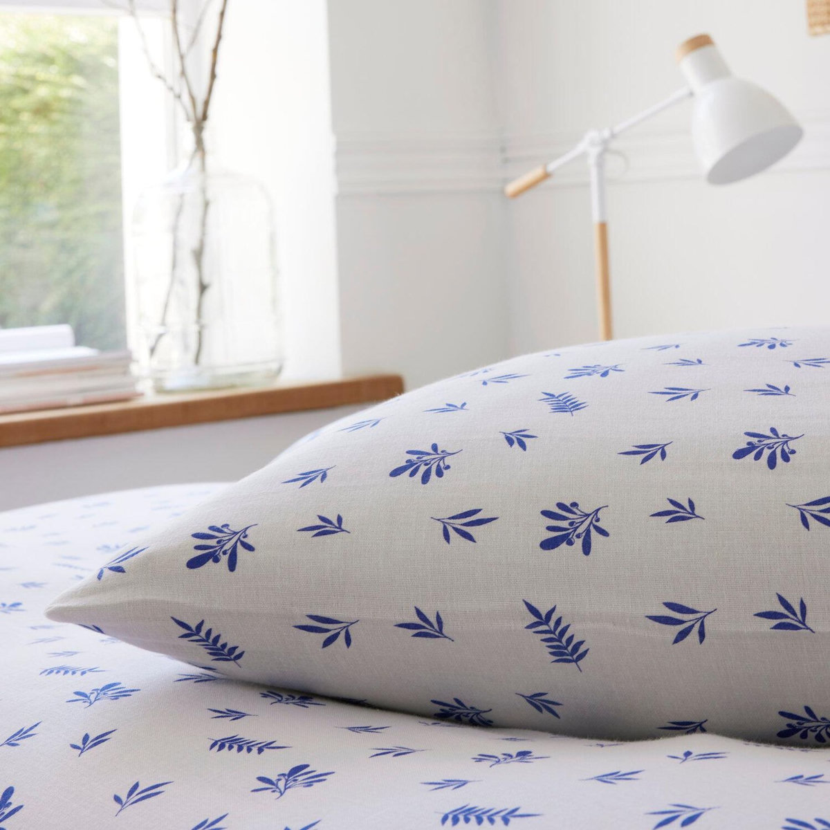 BATON ROUGE Parure housse de couette 100% gaze de coton imprimé louca