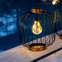 Voir la diapositive 2 : Lumisky Lanterne solaire cage COCO Noir Metal H35cm