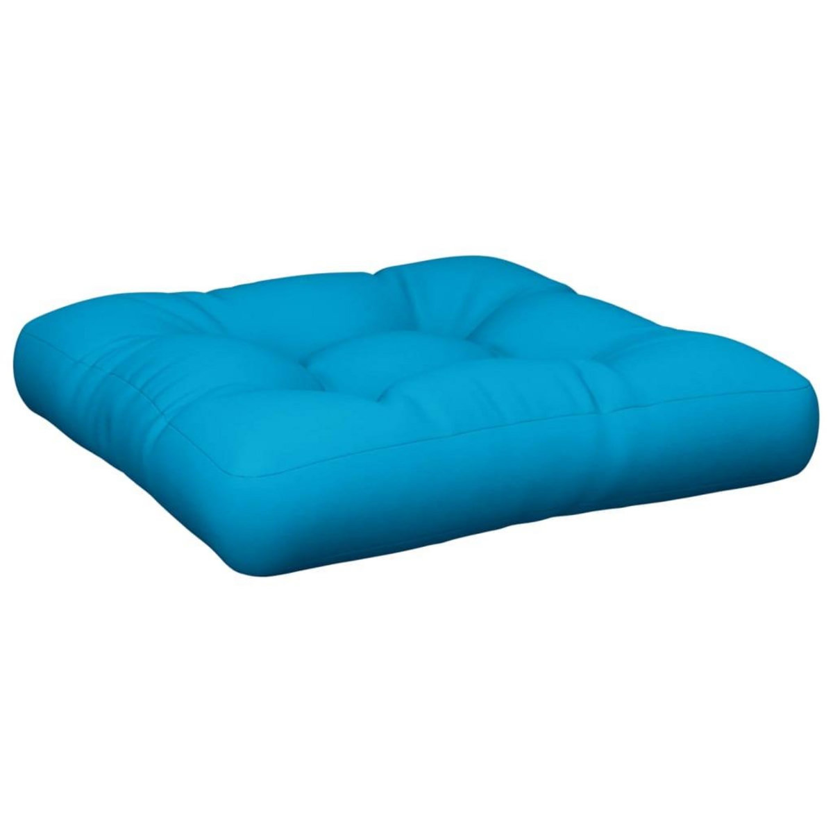 VIDAXL Coussin de palette bleu tissu