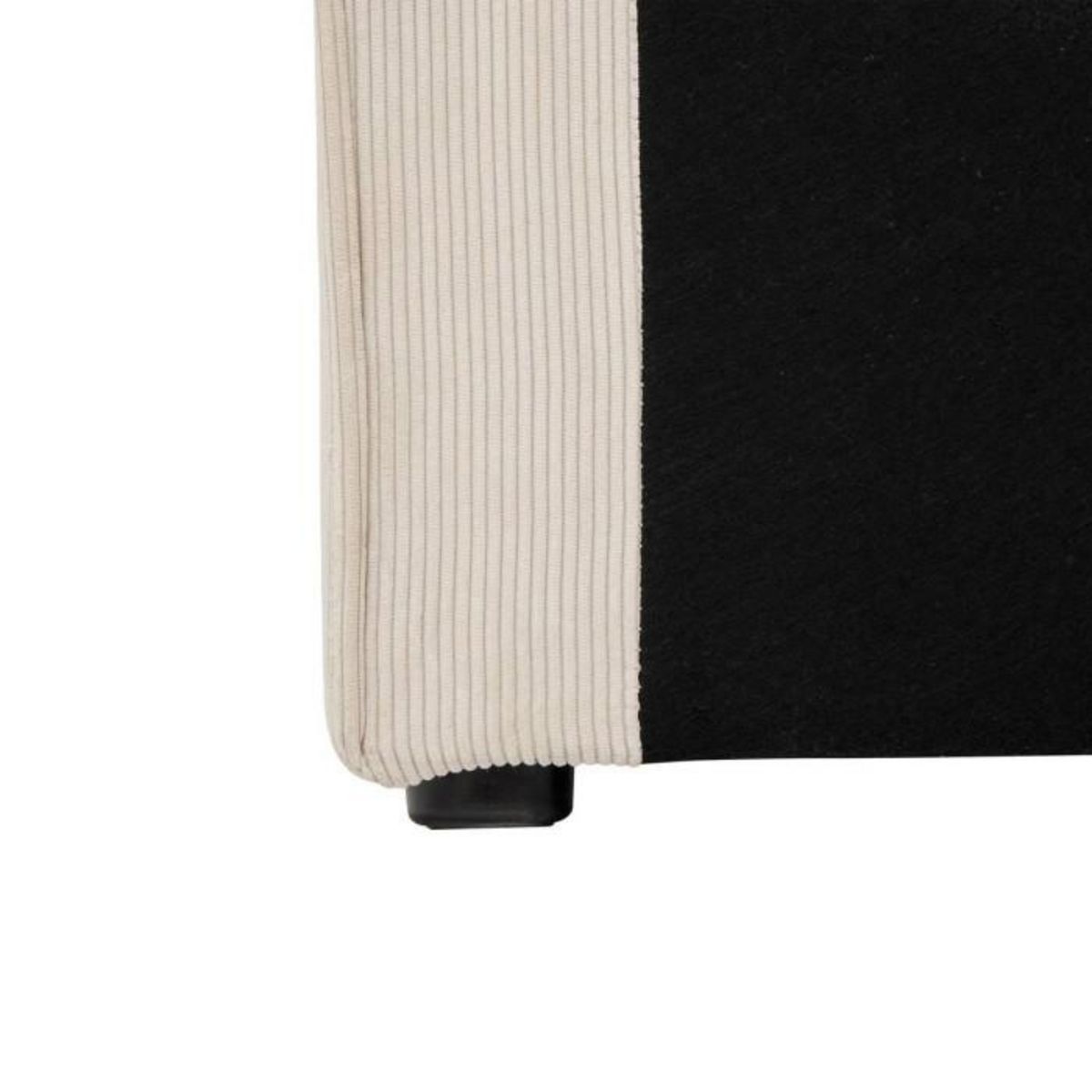 ATMOSPHERA Tête de Lit Effet Velours Côtelé  Wonta  163cm Argile