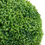 Voir la diapositive 2 : VIDAXL Plante de buis artificiel avec pot Forme de boule Vert 50 cm