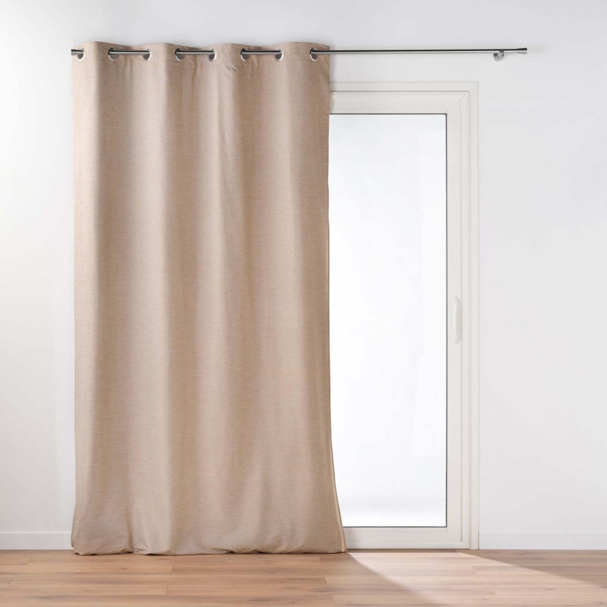 Douceur d'Intérieur Rideau occultant thermique  coverline  140x260cm beige