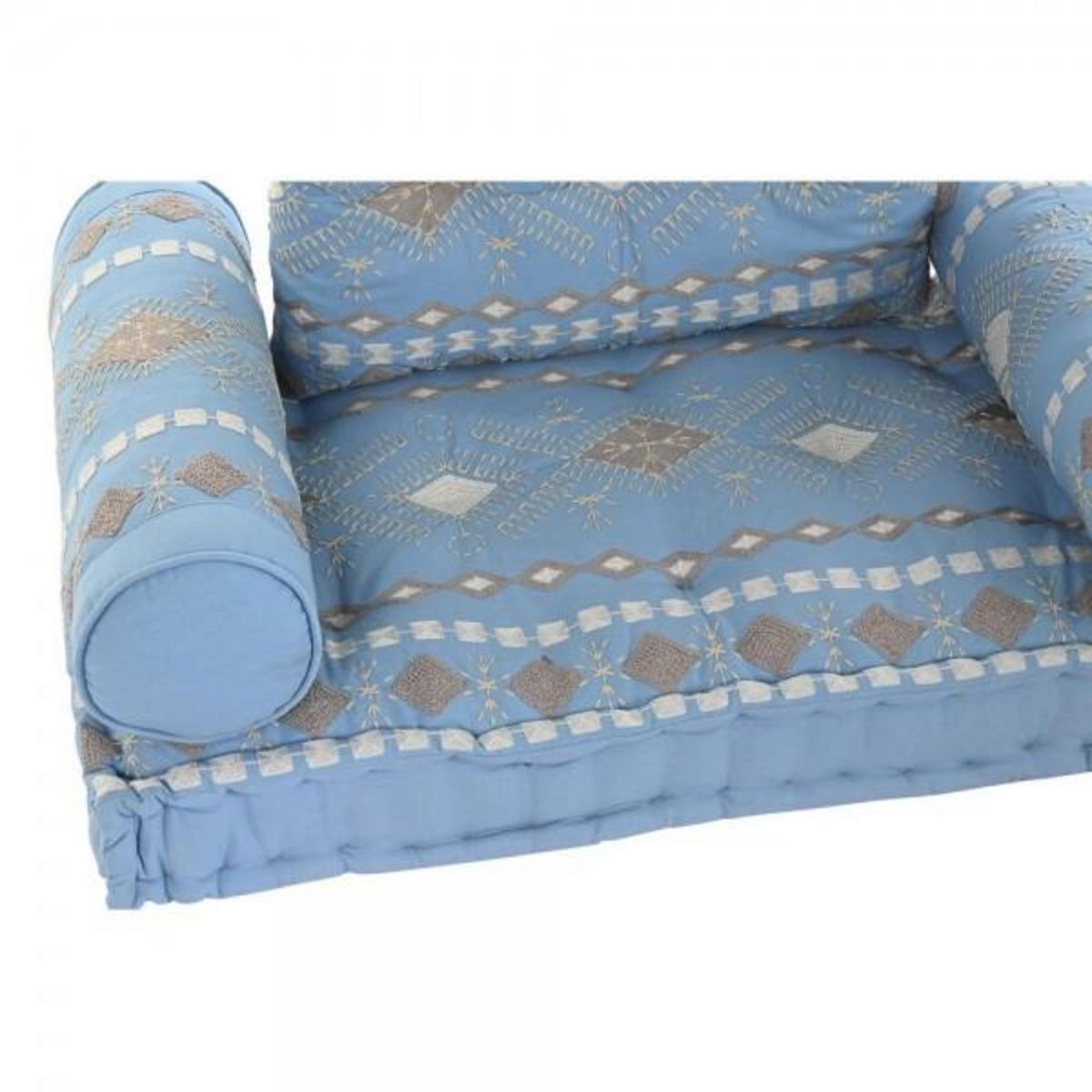MARKET24 Chaise de jardin DKD Home Decor Bleu 90 x 50 x 55 cm