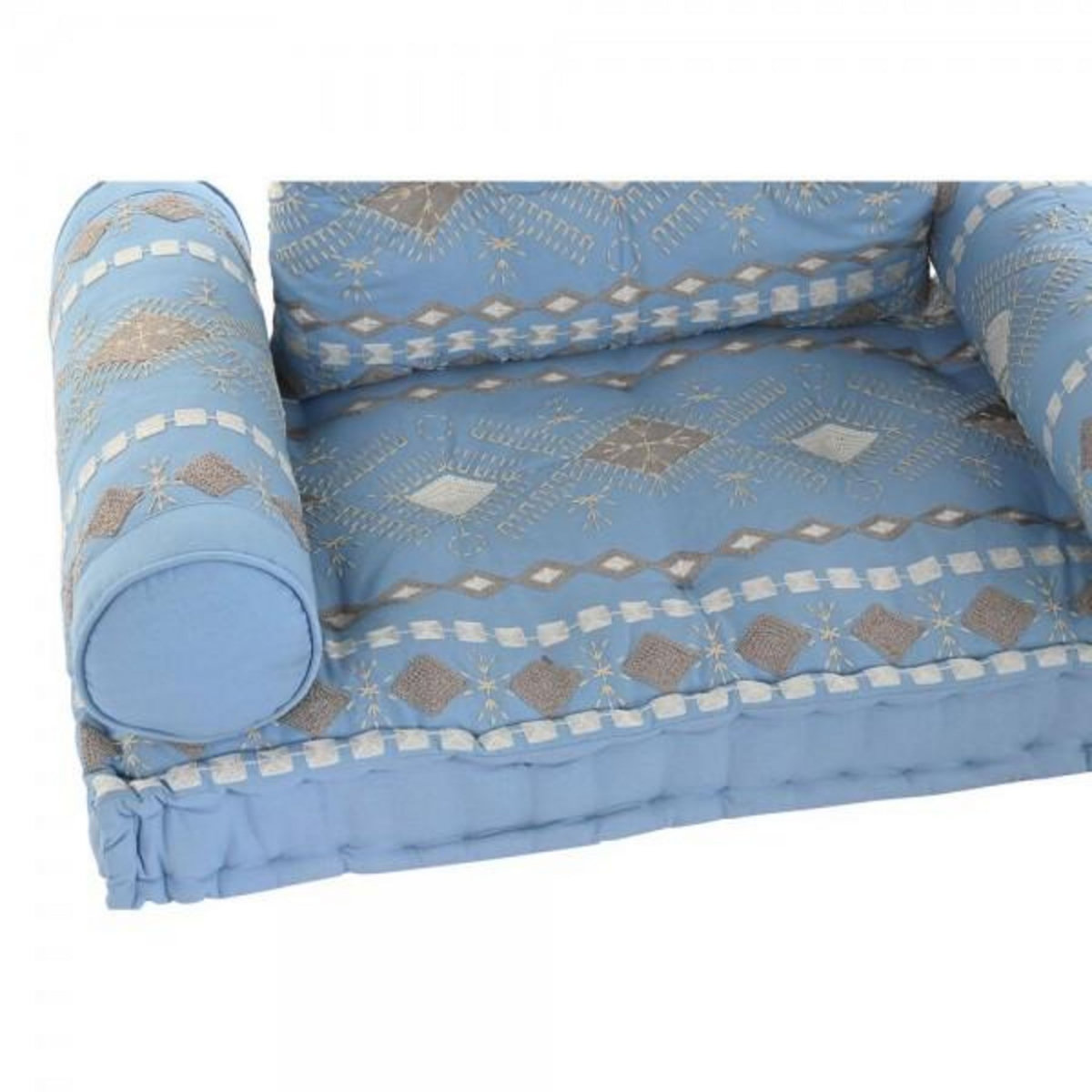 MARKET24 Chaise de jardin DKD Home Decor Bleu 90 x 50 x 55 cm