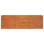Voir la diapositive 4 : VIDAXL Lit sureleve de jardin rouille 240x80x77 cm acier corten
