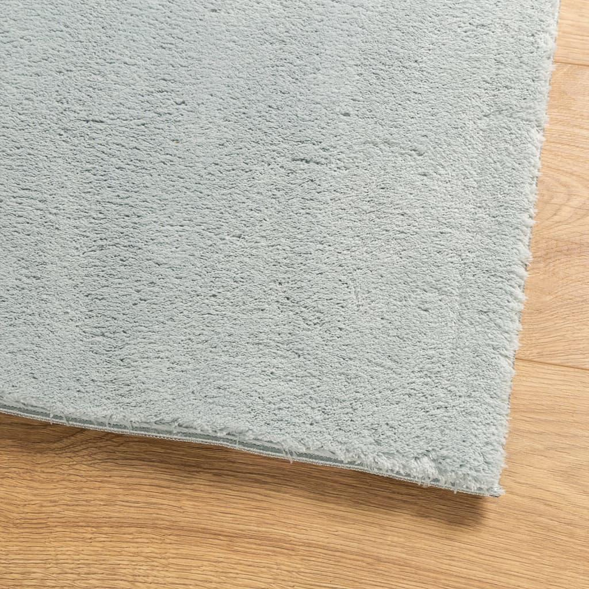 Voir la diapositive 4 : VIDAXL Tapis HUARTE a poils courts doux et lavable bleu 160x160 cm