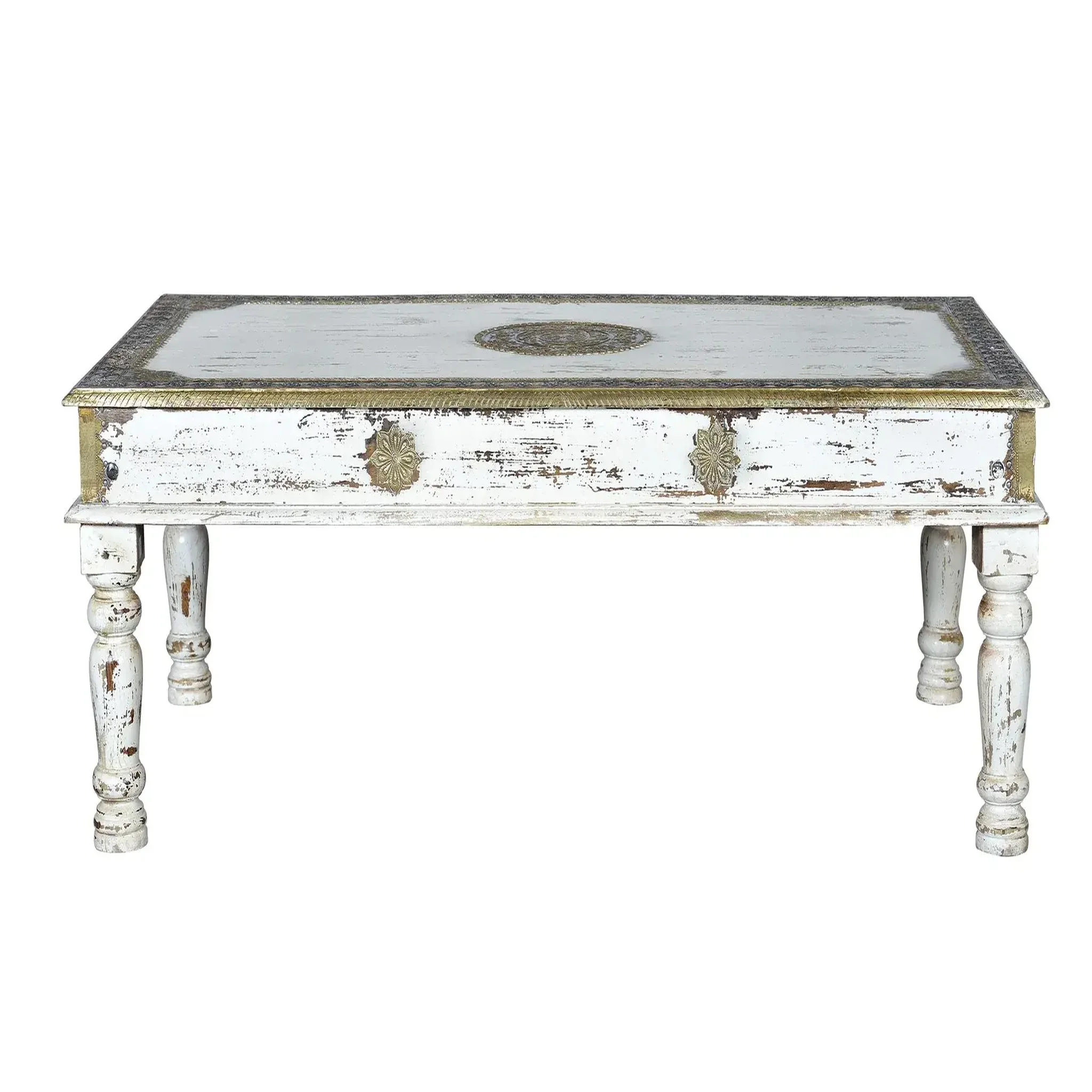 GINER Y COLOMER SL Table basse en bois de manguier 140 cm style colonial