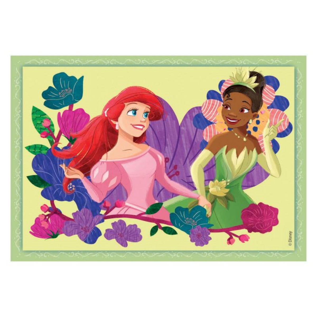 CLEMENTONI Clementoni Puzzles Disney Princess, 4in1 21517