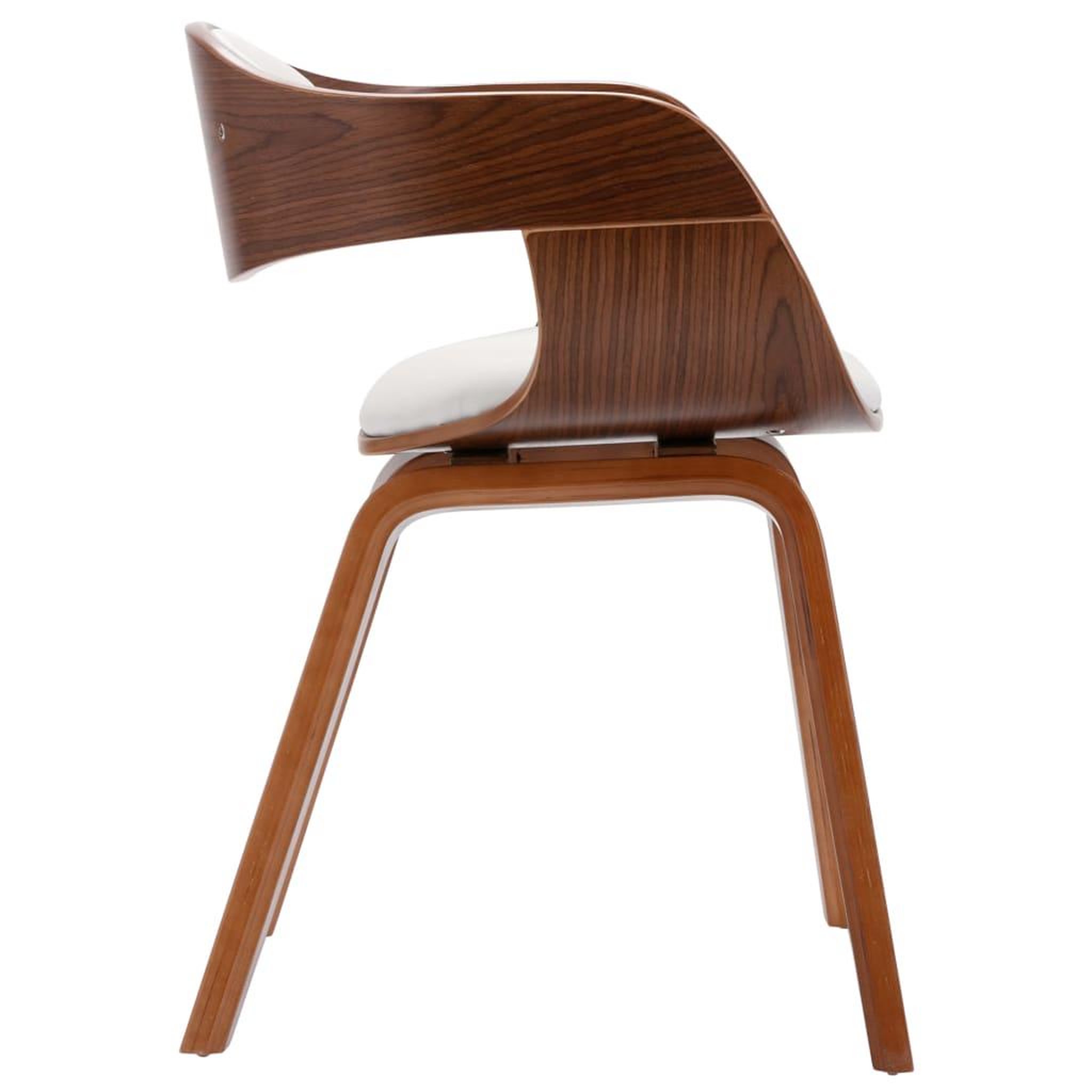 Voir la diapositive 5 : VIDAXL Chaises a manger lot de 2 bois courbe et similicuir