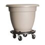 Voir la diapositive 2 : KZ GARDEN Support à roulettes rond diamètre 40 x 12,5 cm 4 roues Capacité max 275 kg Plantes Meubles ou matériel lourd KZ GARDEN