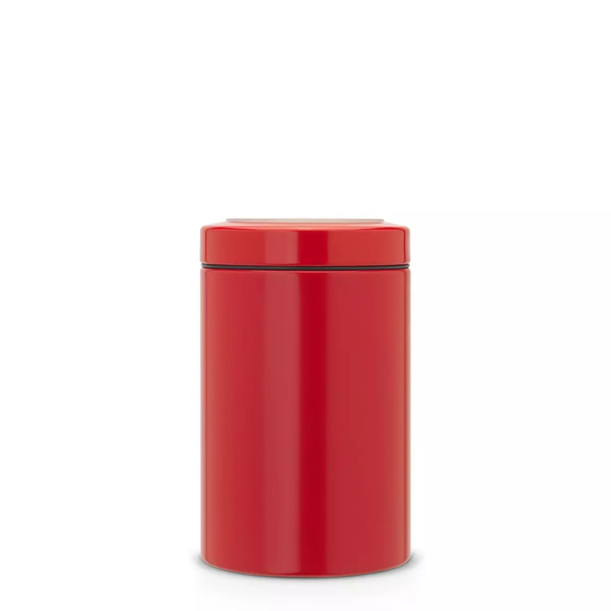 BRABANTIA Boite à couvercle transparent 1.4 litre - Rouge