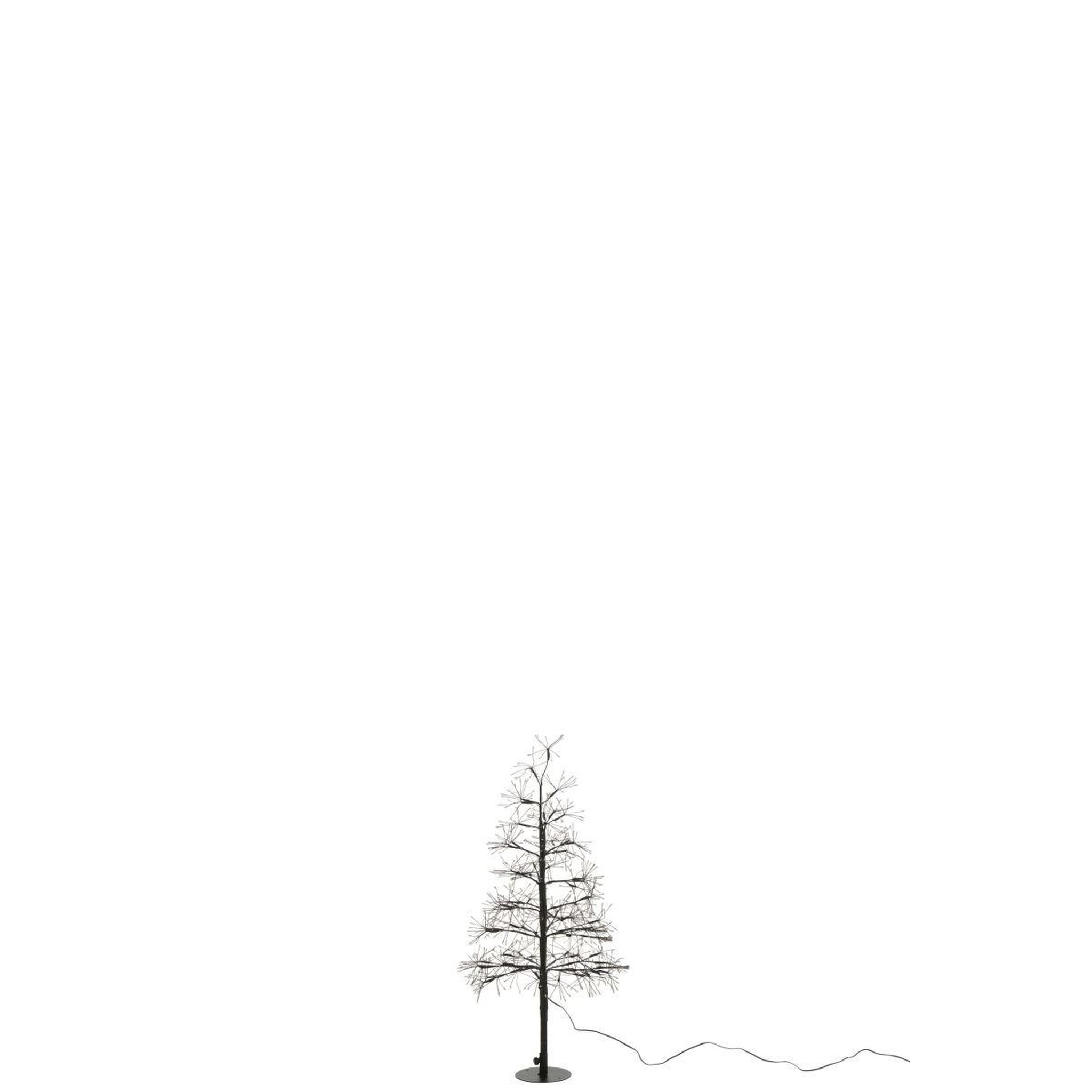 Voir la diapositive 4 : J-LINE Sapin à led en métal  grady  80cm noir