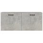 Voir la diapositive 5 : VIDAXL Armoire murale gris beton 80x36,5x35 cm bois d'ingenierie