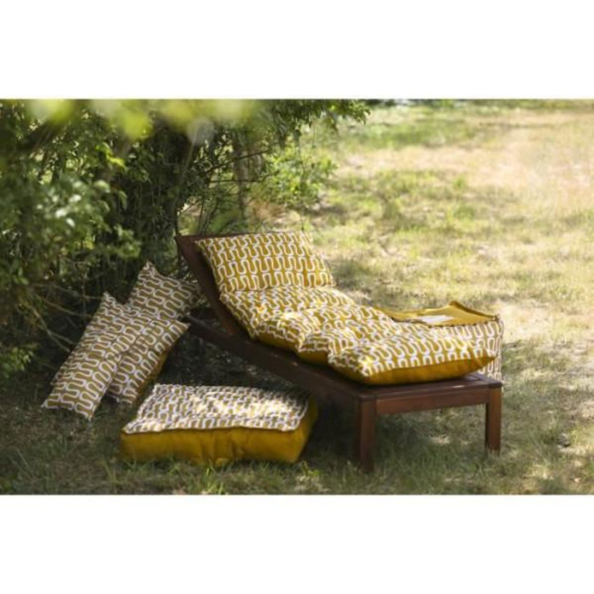 Jardin prive Coussin  bain de soleil - JARDIN PRIVE - FLOCONS ELECTRO - Cumin