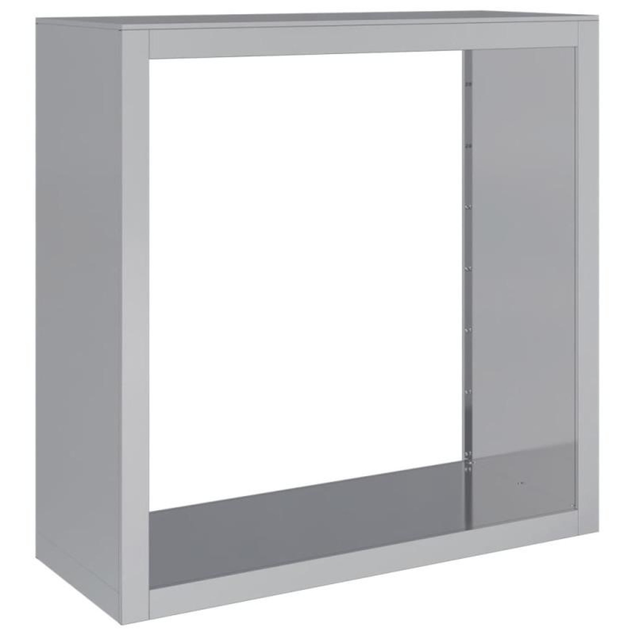 Voir la diapositive 2 : VIDAXL Portant de bois de chauffage 100x40x100 cm acier galvanisé