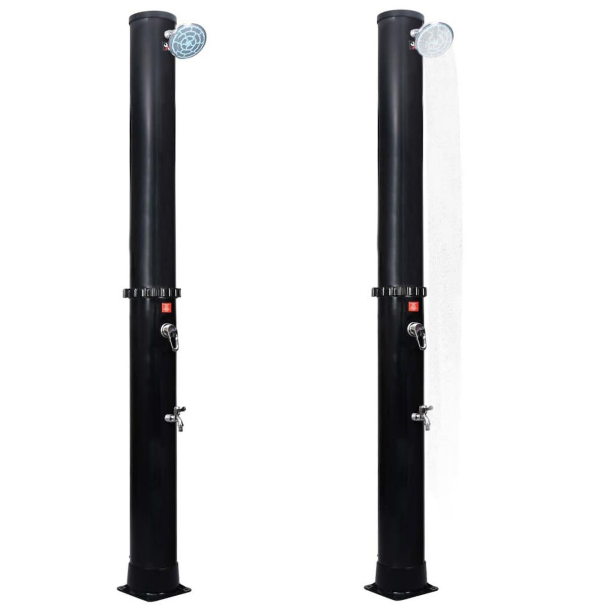 VIDAXL Douche solaire d'exterieur avec pomme de douche et robinet 40 L