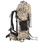 Voir la diapositive 2 : VIDAXL Sac à dos de randonnée marron camouflage 60 L tissu oxford