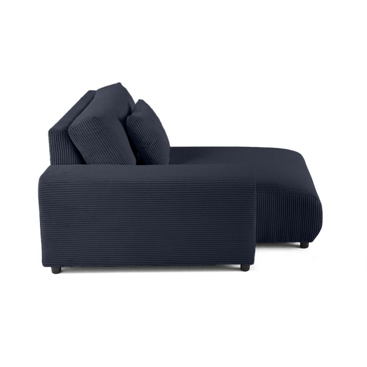 LISA DESIGN Garance - module d'assise méridienne gauche - en velours côtelé