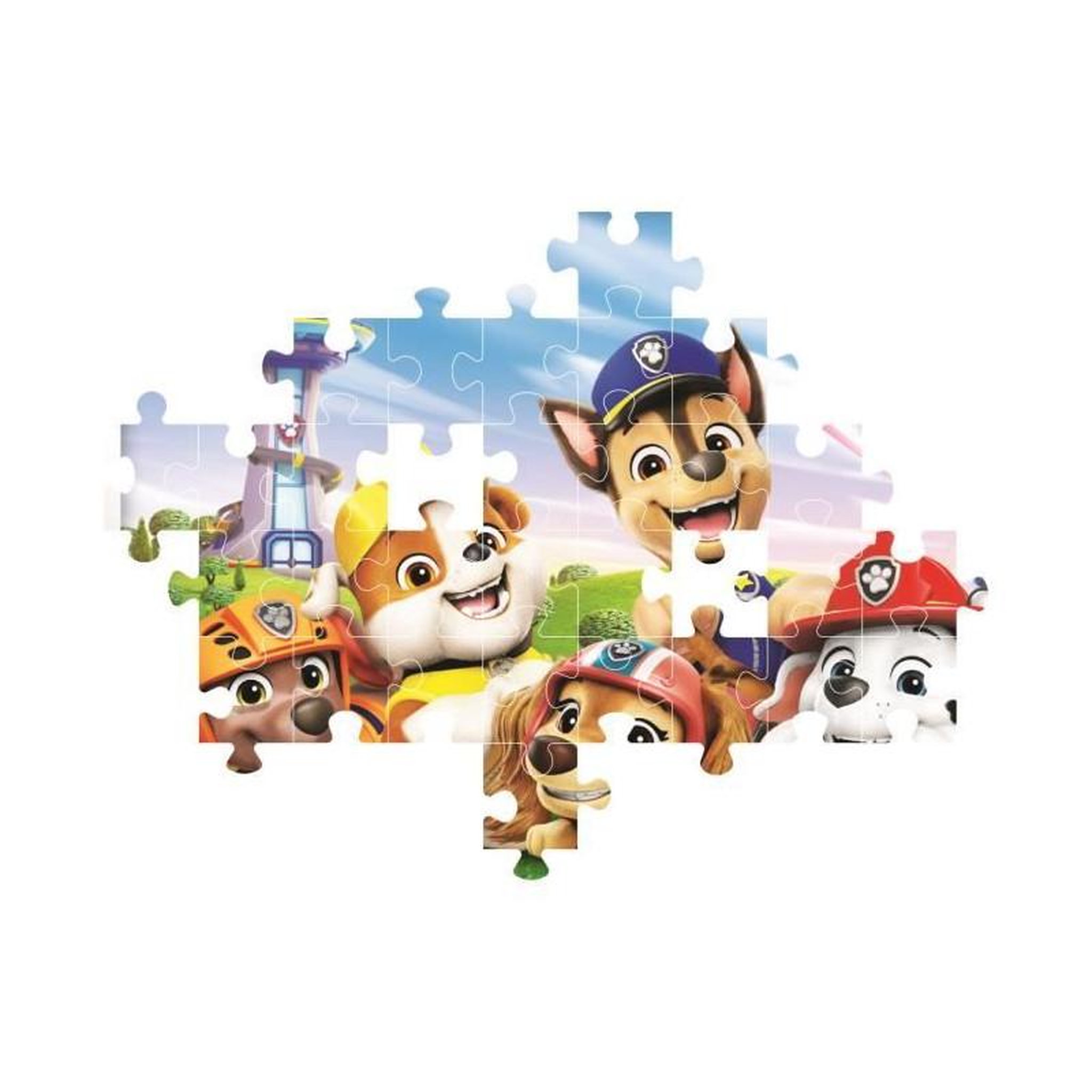 Voir la diapositive 3 : CLEMENTONI Puzzle 60 pièces - Pat' Patrouille - CLEMENTONI