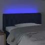 VIDAXL Tete de lit a LED Bleu 93x16x78/88 cm Tissu