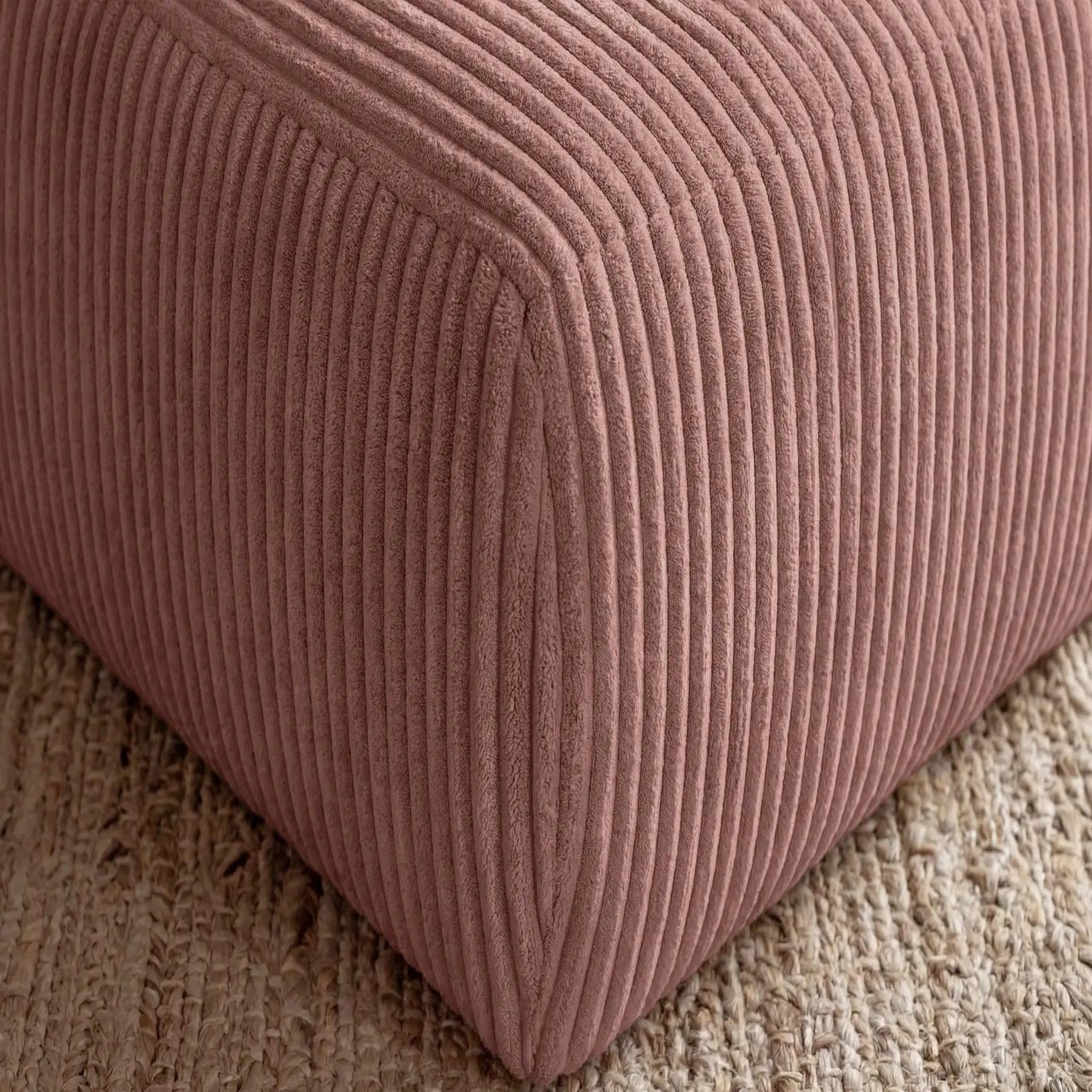 Voir la diapositive 3 : CASANOVA PARIS Elio - pouf velours côtelé
