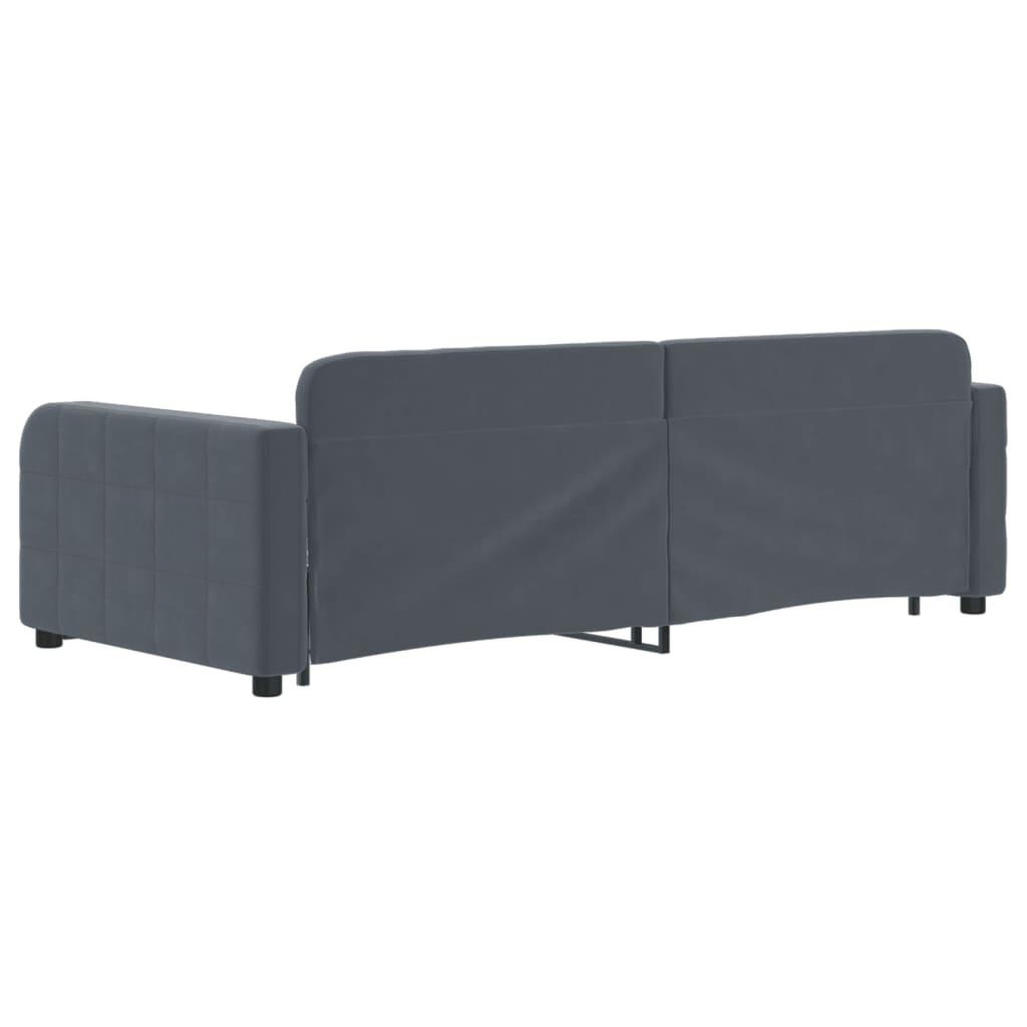 Voir la diapositive 5 : VIDAXL Lit de jour avec gigogne et tiroirs sans matelas 90x200 cm