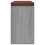 Voir la diapositive 5 : VIDAXL Banc a chaussures Sonoma gris 103x30x48 cm Bois d'ingenierie