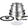 Voir la diapositive 1 : TEFAL Batterie de cuisine Ingenio Emotion 10pcs L897S104