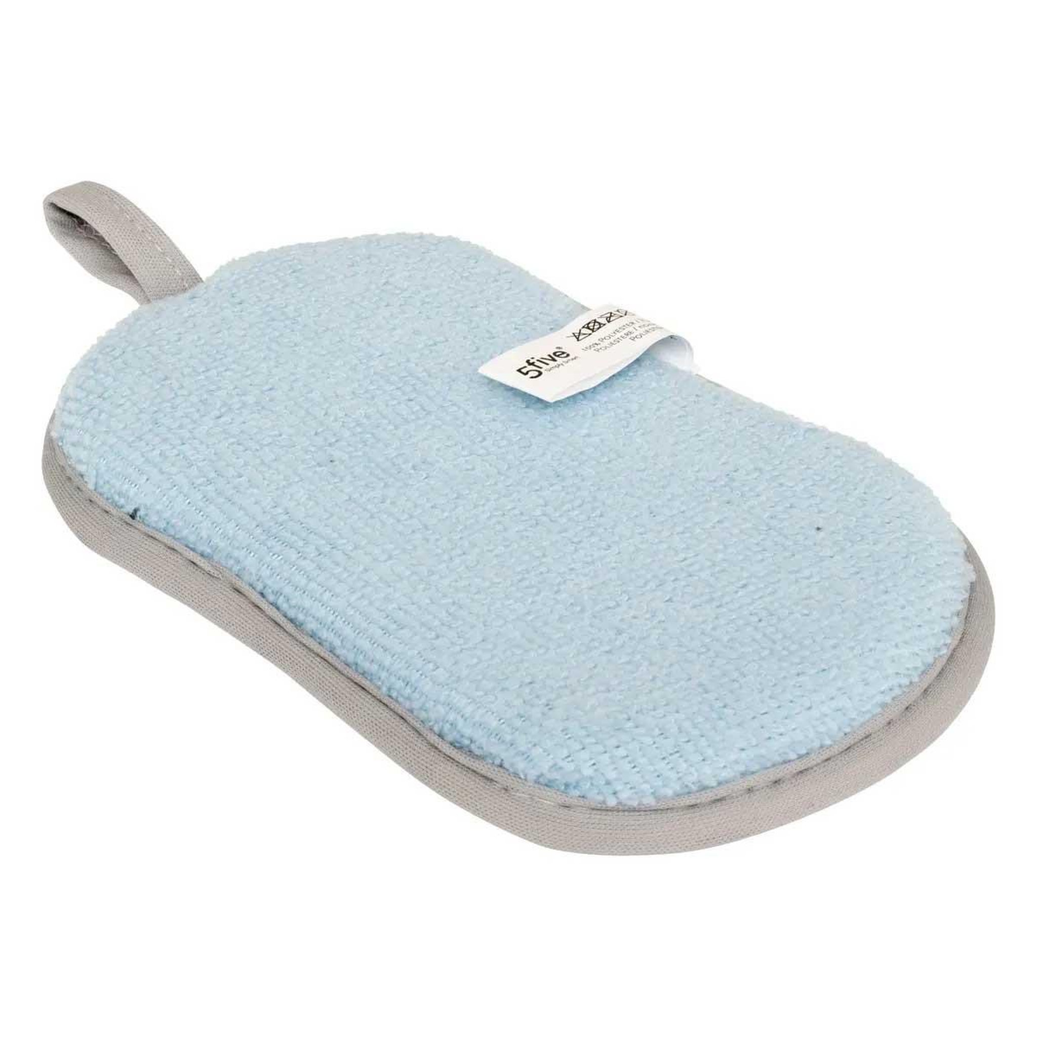 Voir la diapositive 4 : FIVE Lot de 5 éponges grattantes  microfibre  20cm multicolore