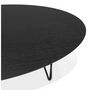 Voir la diapositive 6 : Paris Prix Table Basse Design  Hilona  160cm Noir