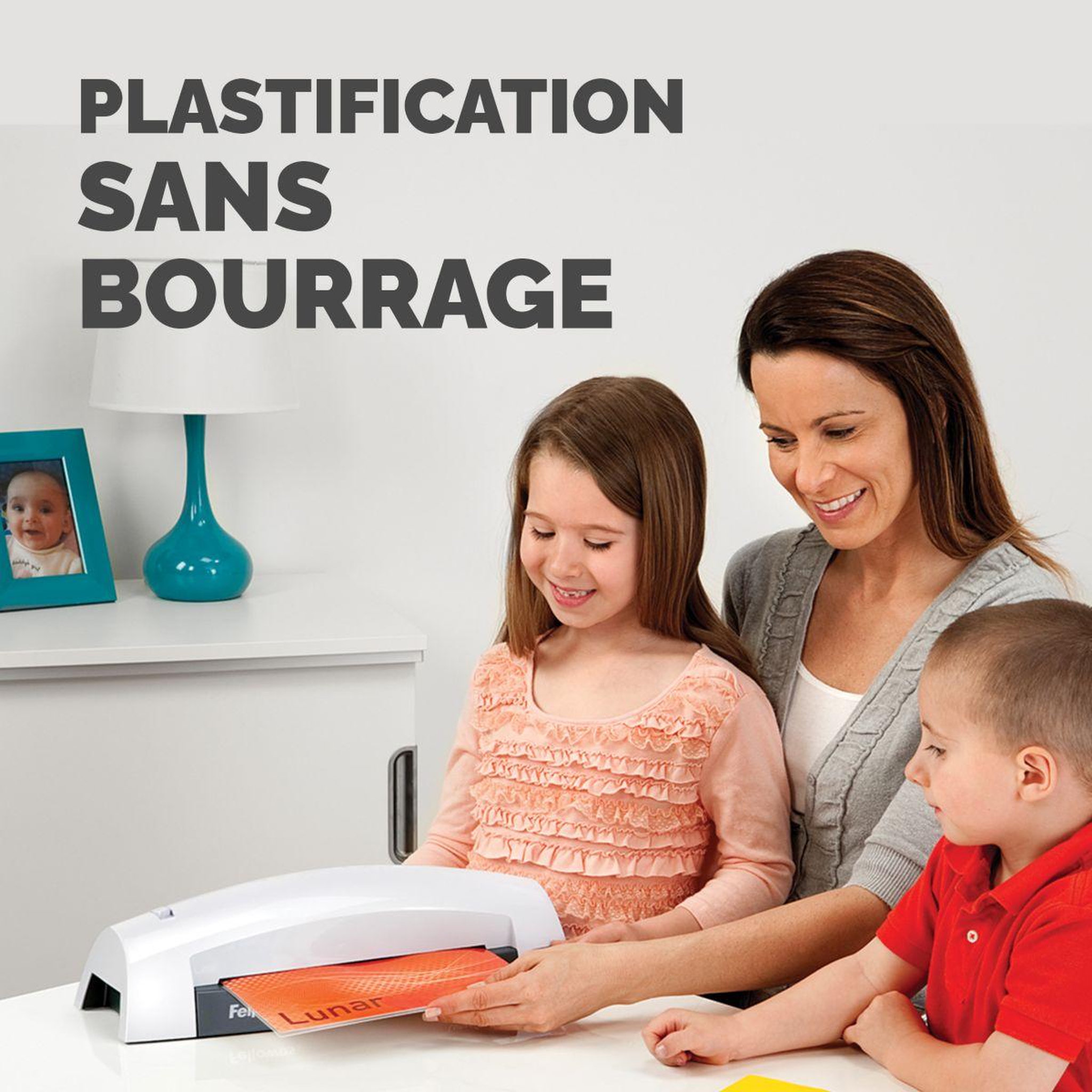 Voir la diapositive 2 : Fellowes Plastifieuse lunar a4 125 microns