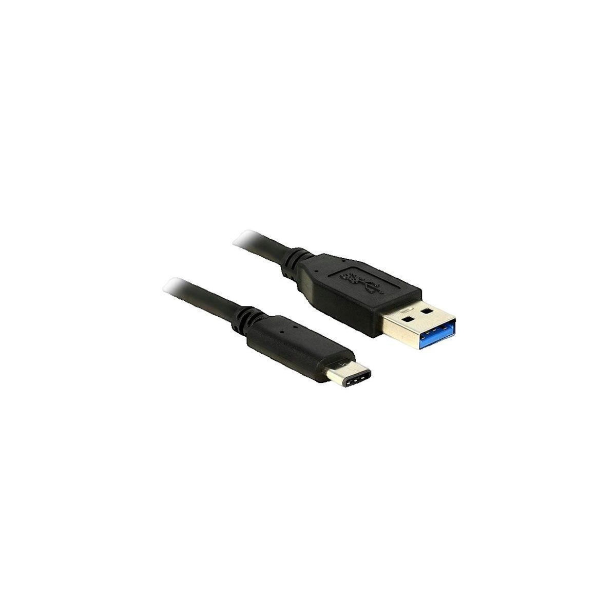 DeLock Câble USB DeLOCK 0,5 m USB 3.2 Gen 2 Type A vers Type C
