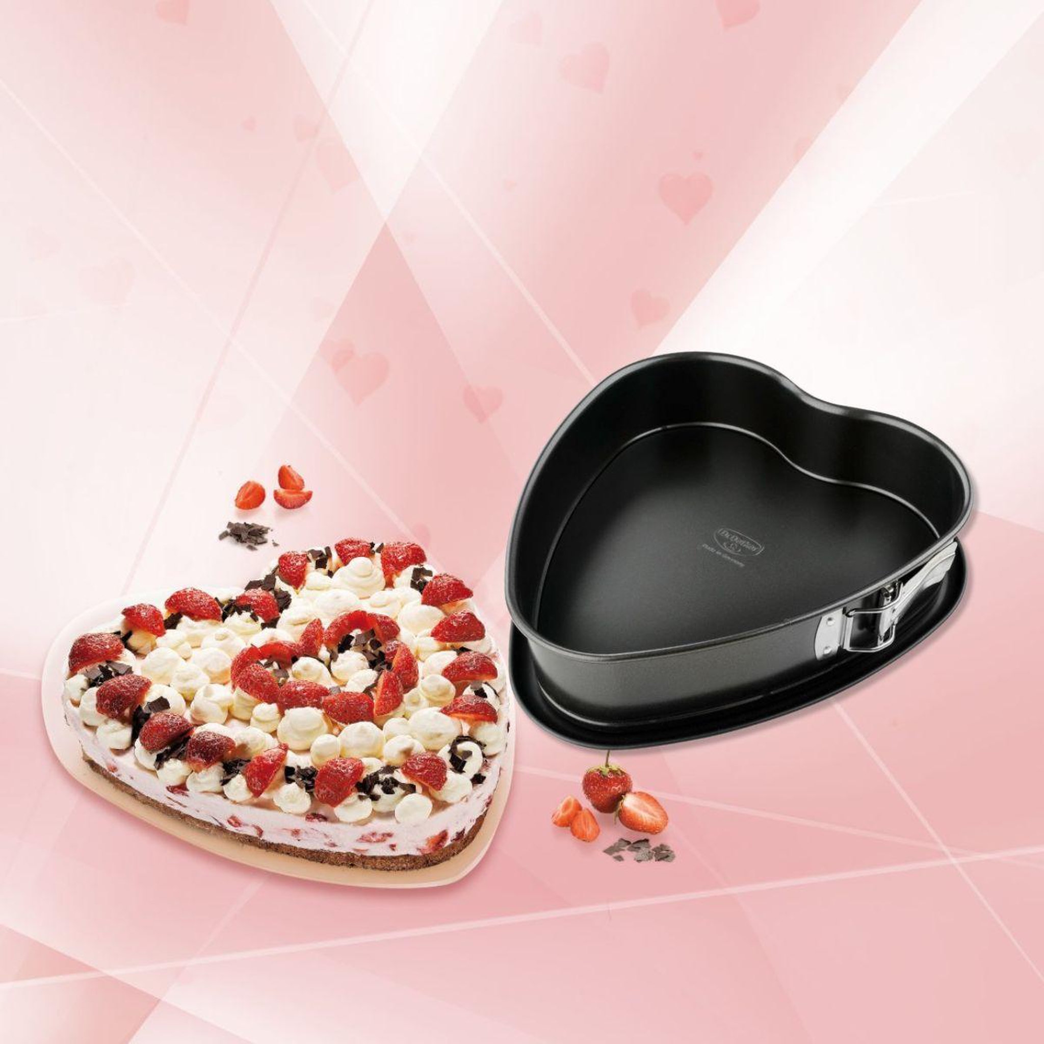 Voir la diapositive 3 : DR.OETKER Moule coeur à charnière 25 x 25 cm dr. Oetker back-freude