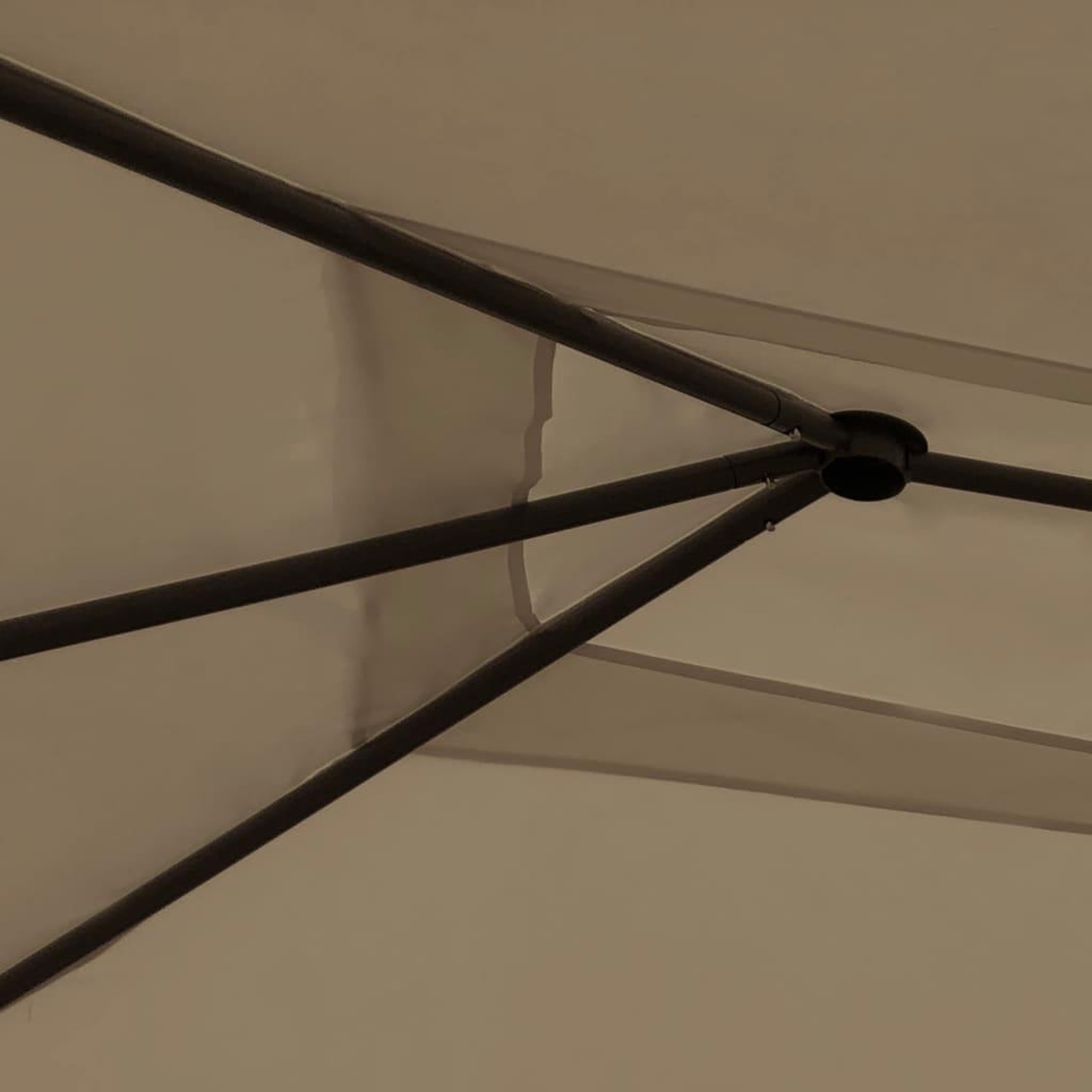 Voir la diapositive 3 : VIDAXL Belvedere 3x4x2,6 m Taupe 160 g/m^2