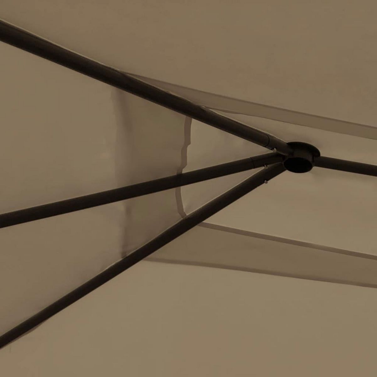 VIDAXL Belvedere 3x4x2,6 m Taupe 160 g/m^2