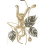 Voir la diapositive 2 : Paris Prix Décoration Murale Encadrée en Métal  Monkey  74cm Or & Vert