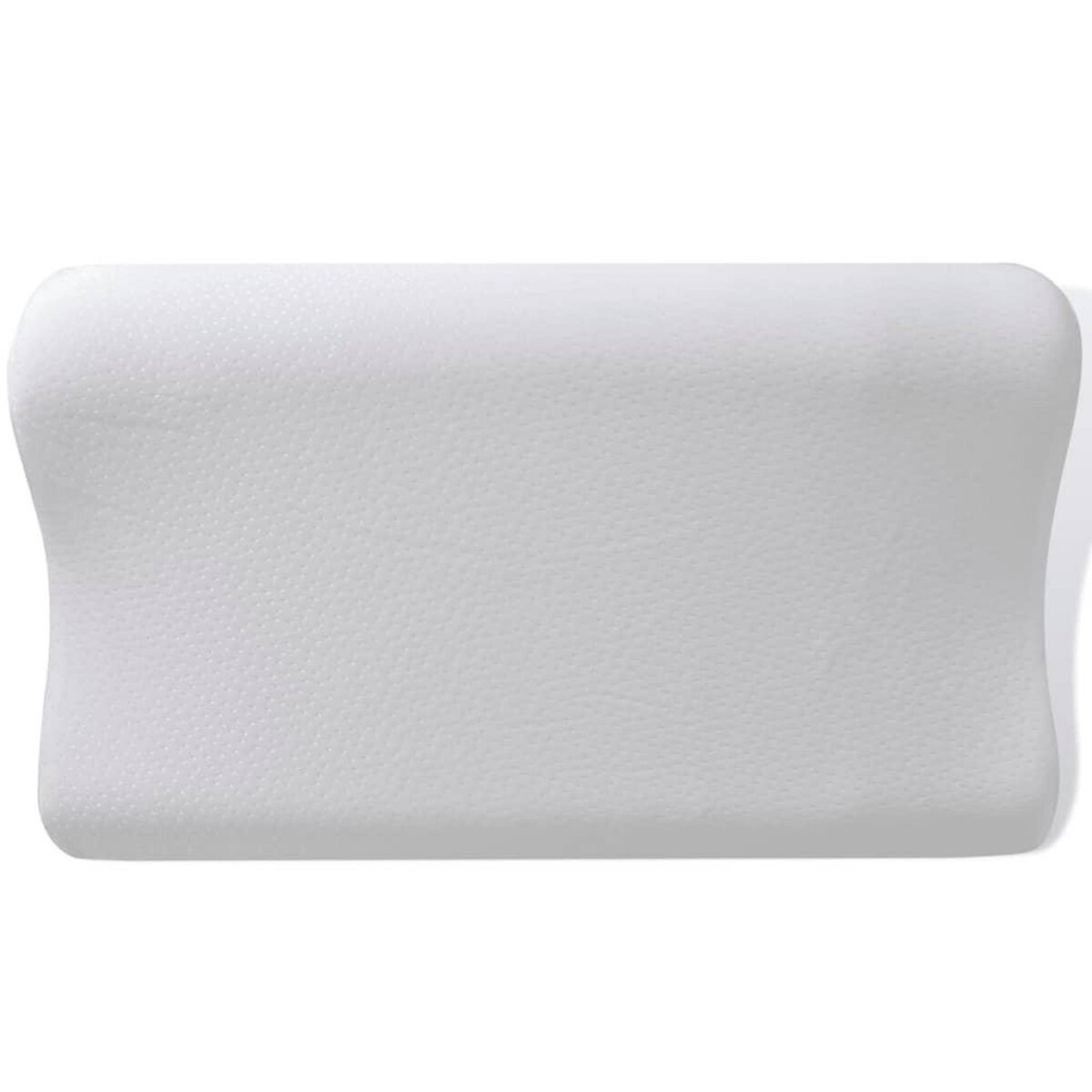 VIDAXL Set de 2 oreillers ergonomiques en mousse a memoire de forme