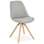 Voir la diapositive 1 : Paris Prix Chaise Scandinave  Yolanda  82cm Gris & Naturel