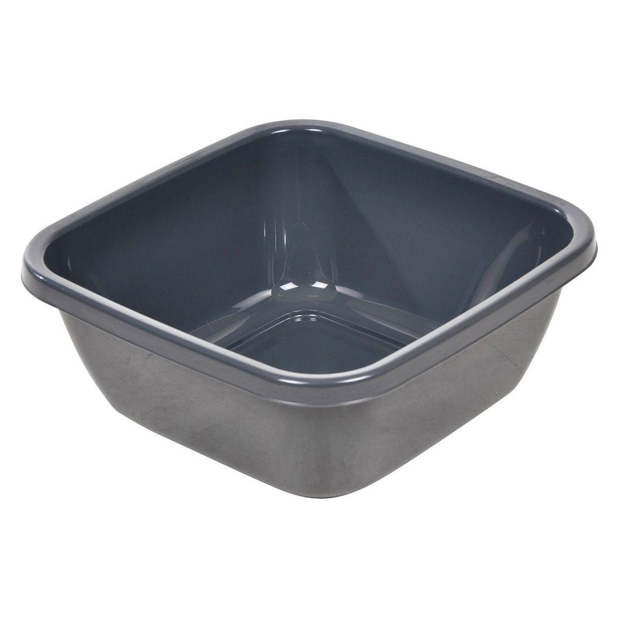 HOMEA Bassine carrée  bassin  9l anthracite