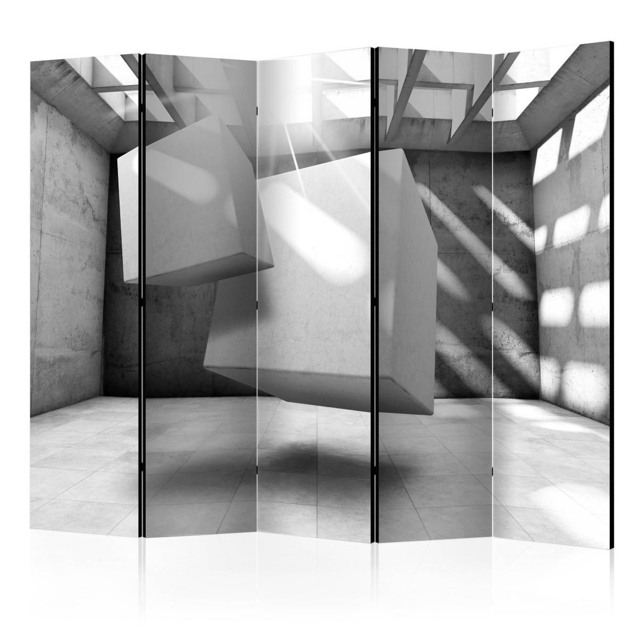 Paris Prix Paravent 5 volets  dancing squares  172x225cm