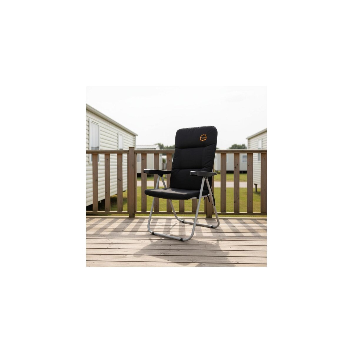 O'Camp Lot de 2 fauteuils de camping confort pliables - O'Camp - Multipositions - 70 x 105 x 62 cm
