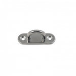 CENTRALE BRICO Lot de 2 platines avec anneau inox, L.80 x l.35 mm