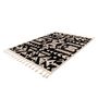 Voir la diapositive 2 : Paris Prix Tapis Tissé Ethnique avec Franges  Lovis II  Noir