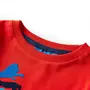 VIDAXL T-shirt enfants a manches longues rouge 128