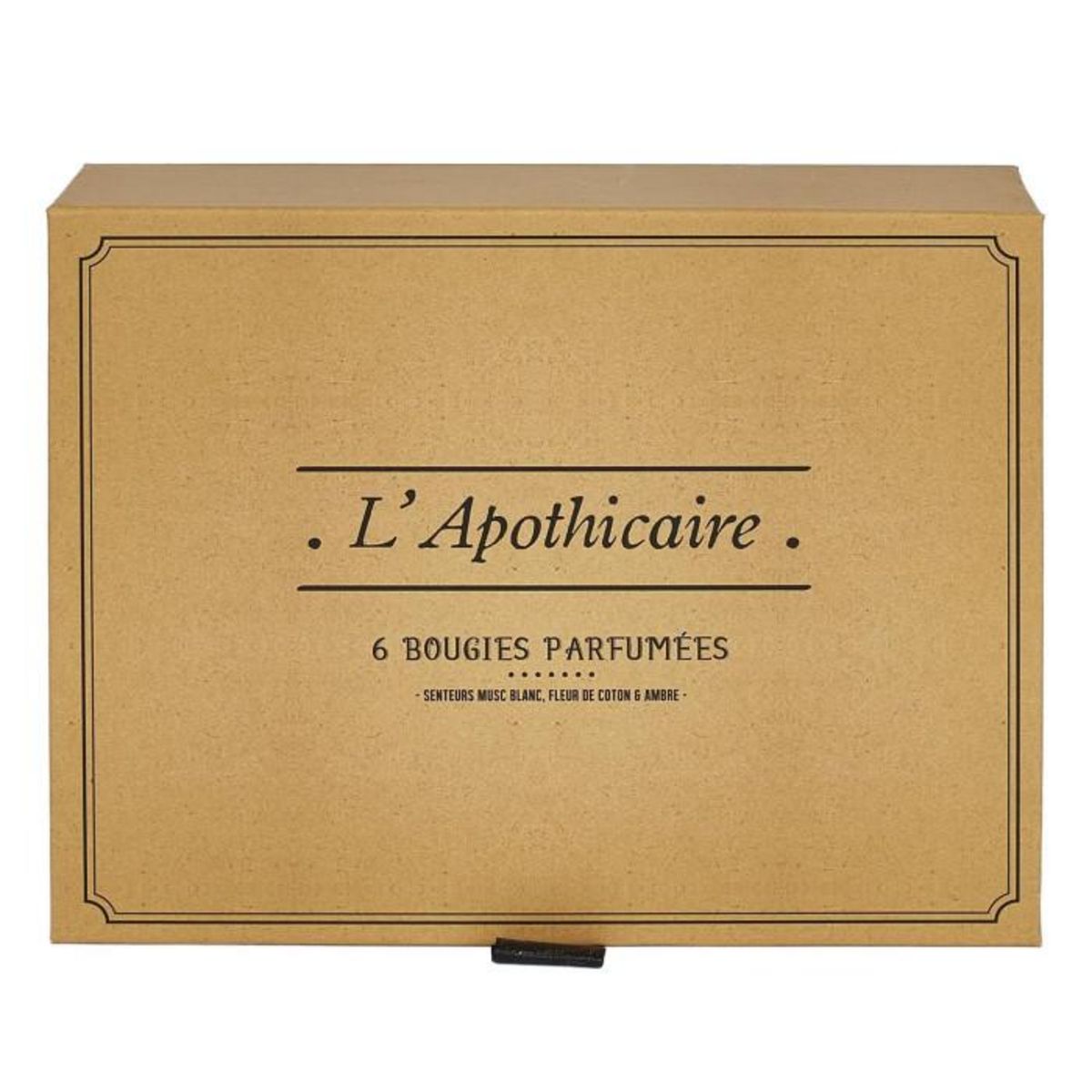 Paris Prix Coffret 6 Bougies Parfumées  L'apothicaire  18cm Multicolore