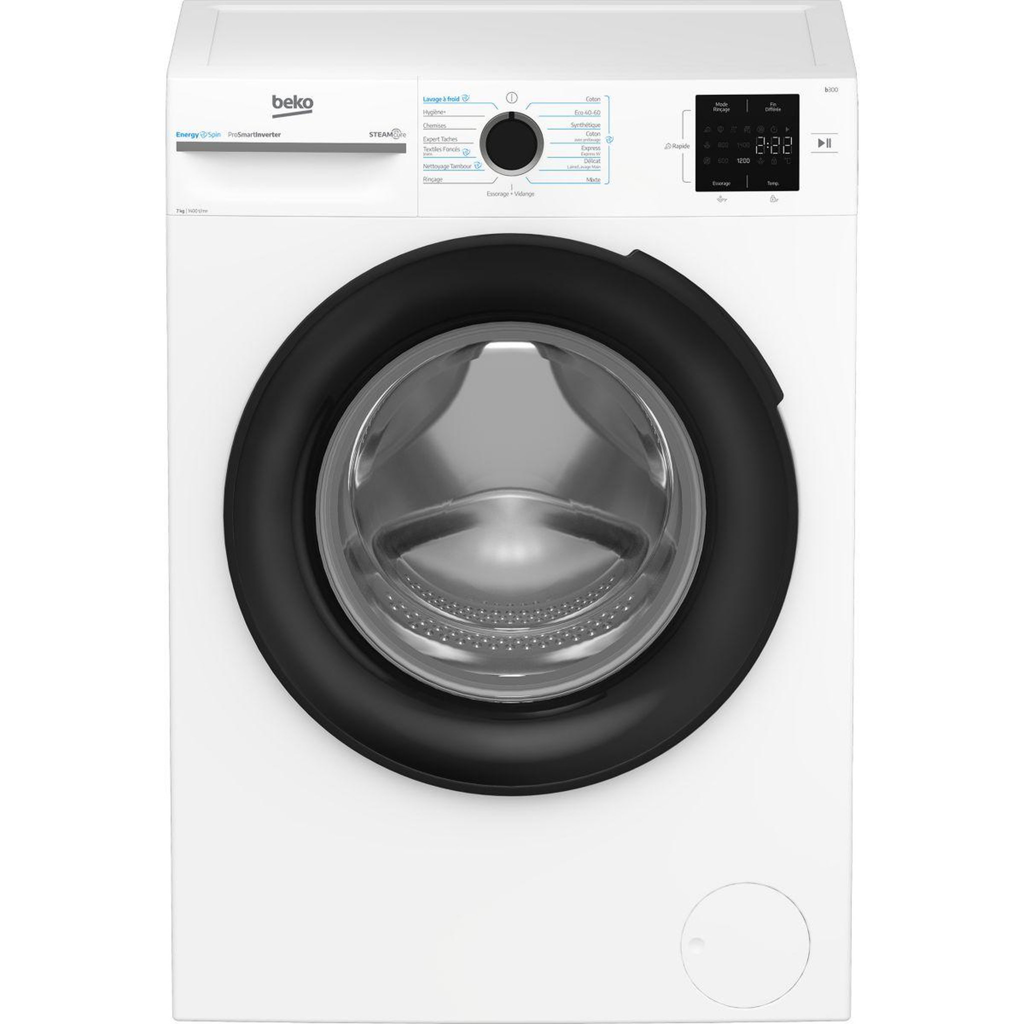 Beko Lave linge compact bm3wfu47411b energy spin