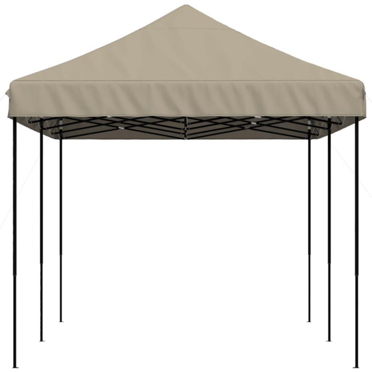 VIDAXL Tente de reception pliable escamotable taupe 580x292x315 cm