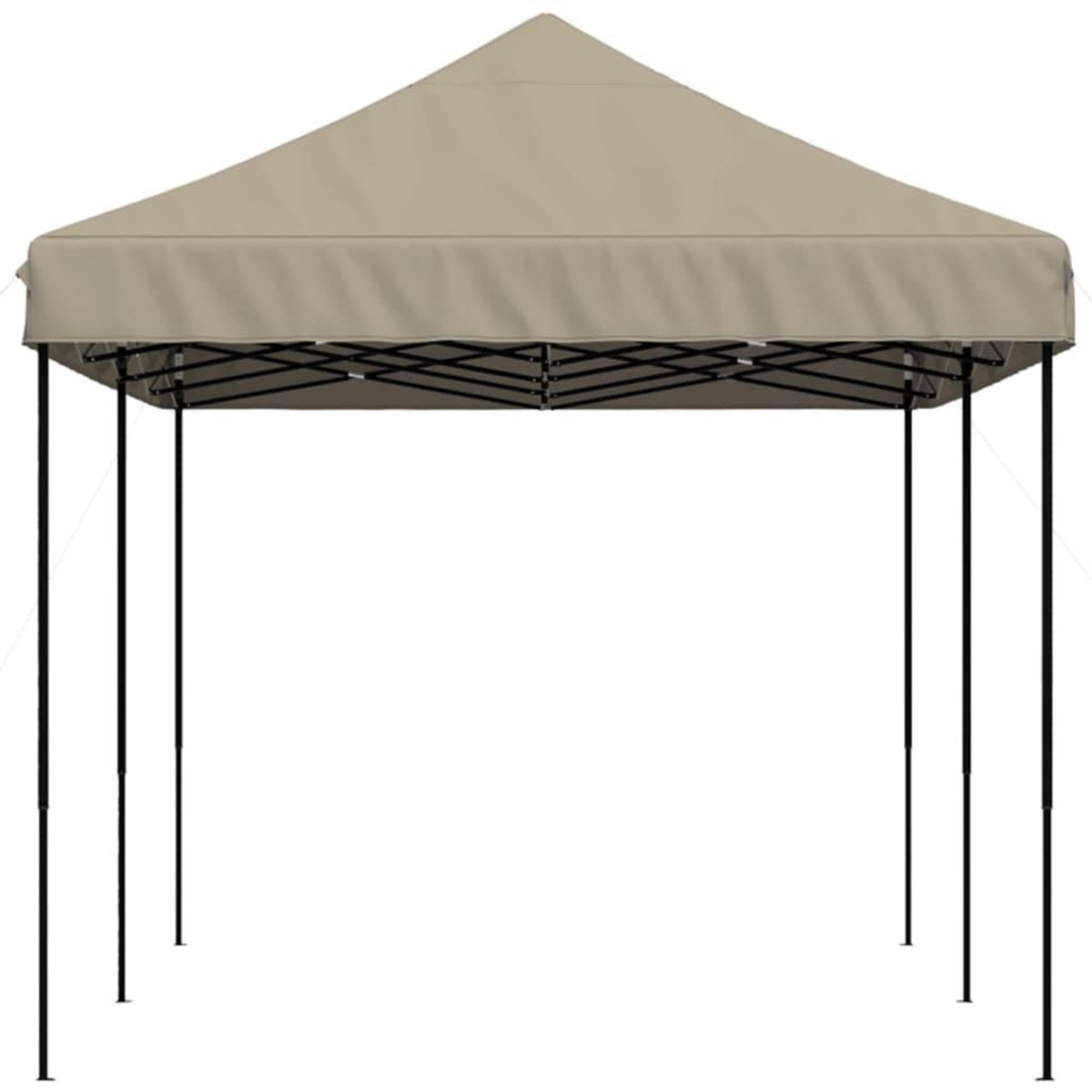 VIDAXL Tente de reception pliable escamotable taupe 580x292x315 cm